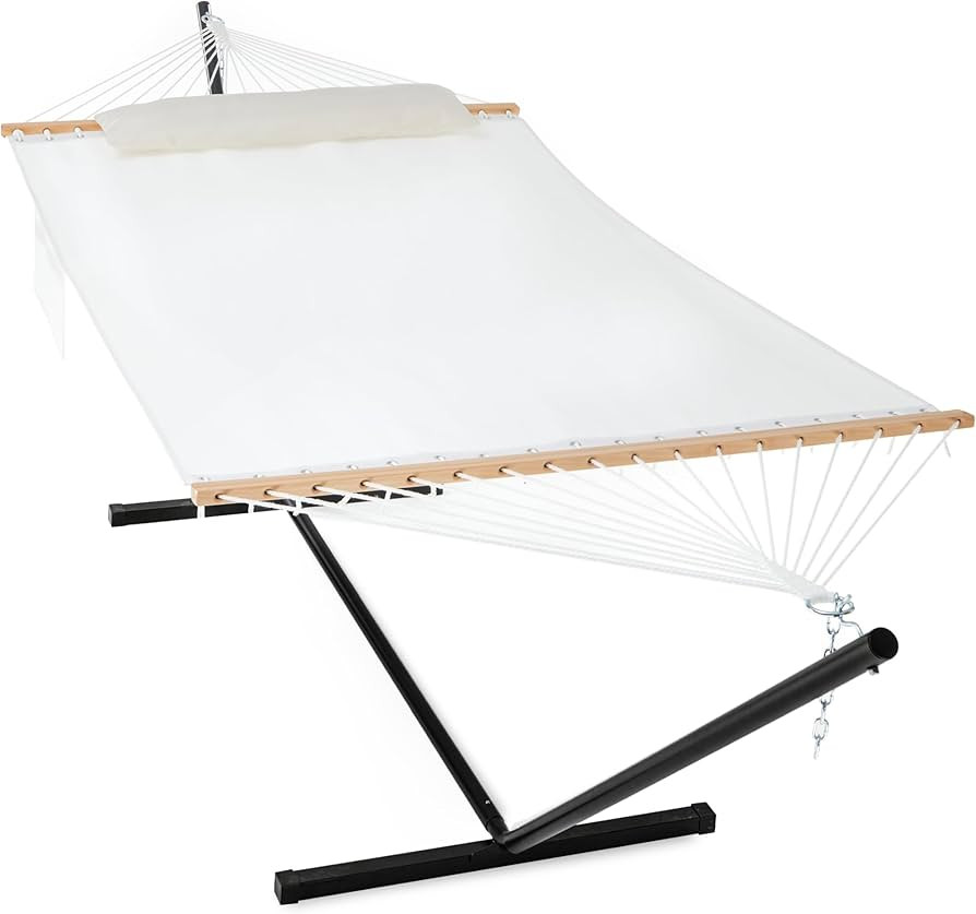 Waterproof Double Hammock with Stand for Outside Heavy Duty, 2 Person 55'' Large Quick Dry Textil... | Amazon (US)