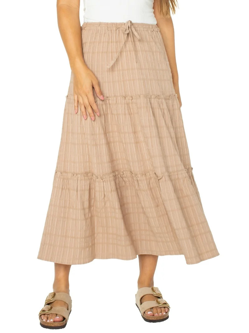 Celebrity Pink Juniors Tiered Maxi Skirt - Walmart.com | Walmart (US)