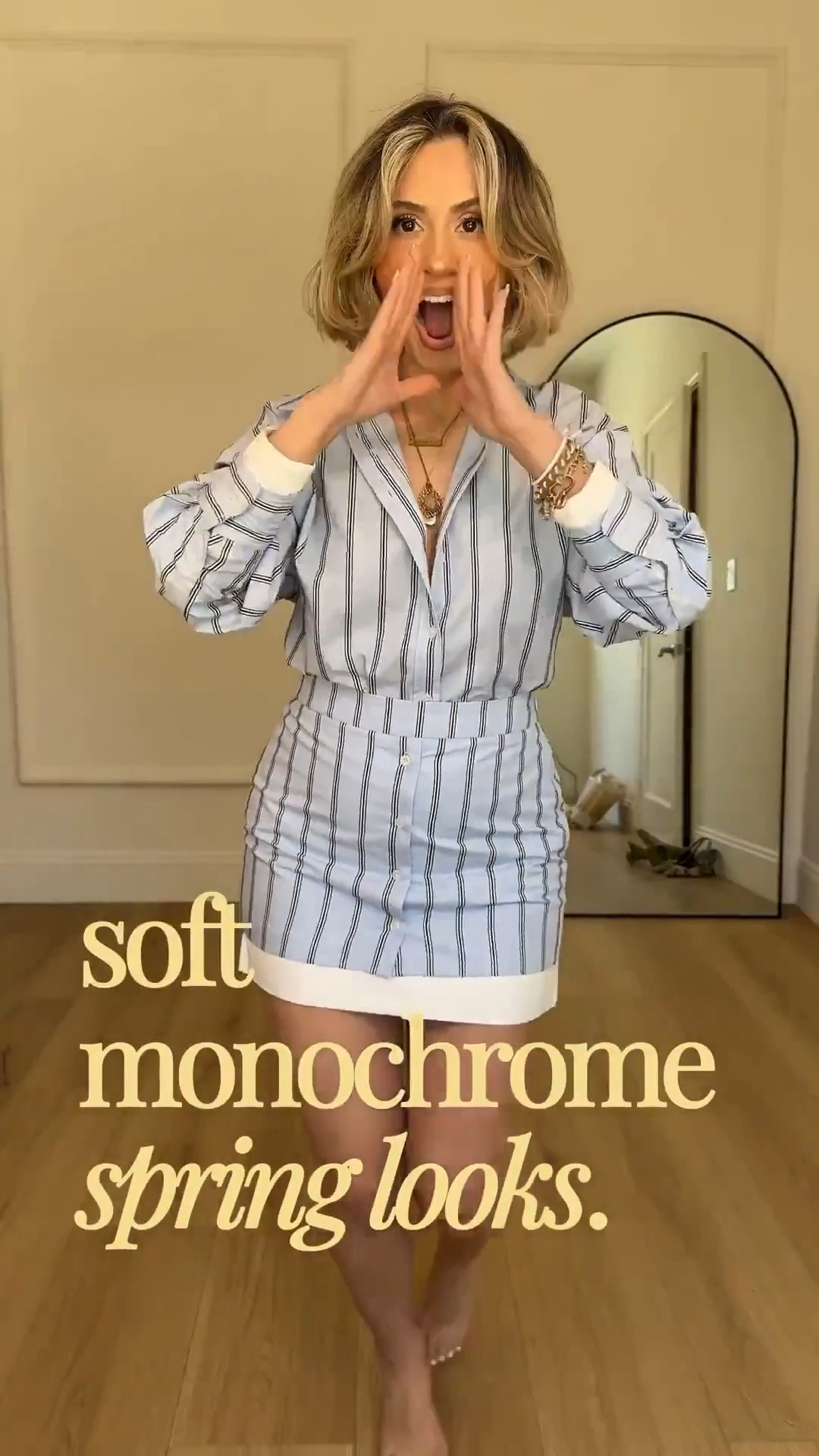 Soft monochrome spring outfits 😍🙌🏼

Wearing small in everything! 

#LTKgrwm #LTKootd #LTKPetite