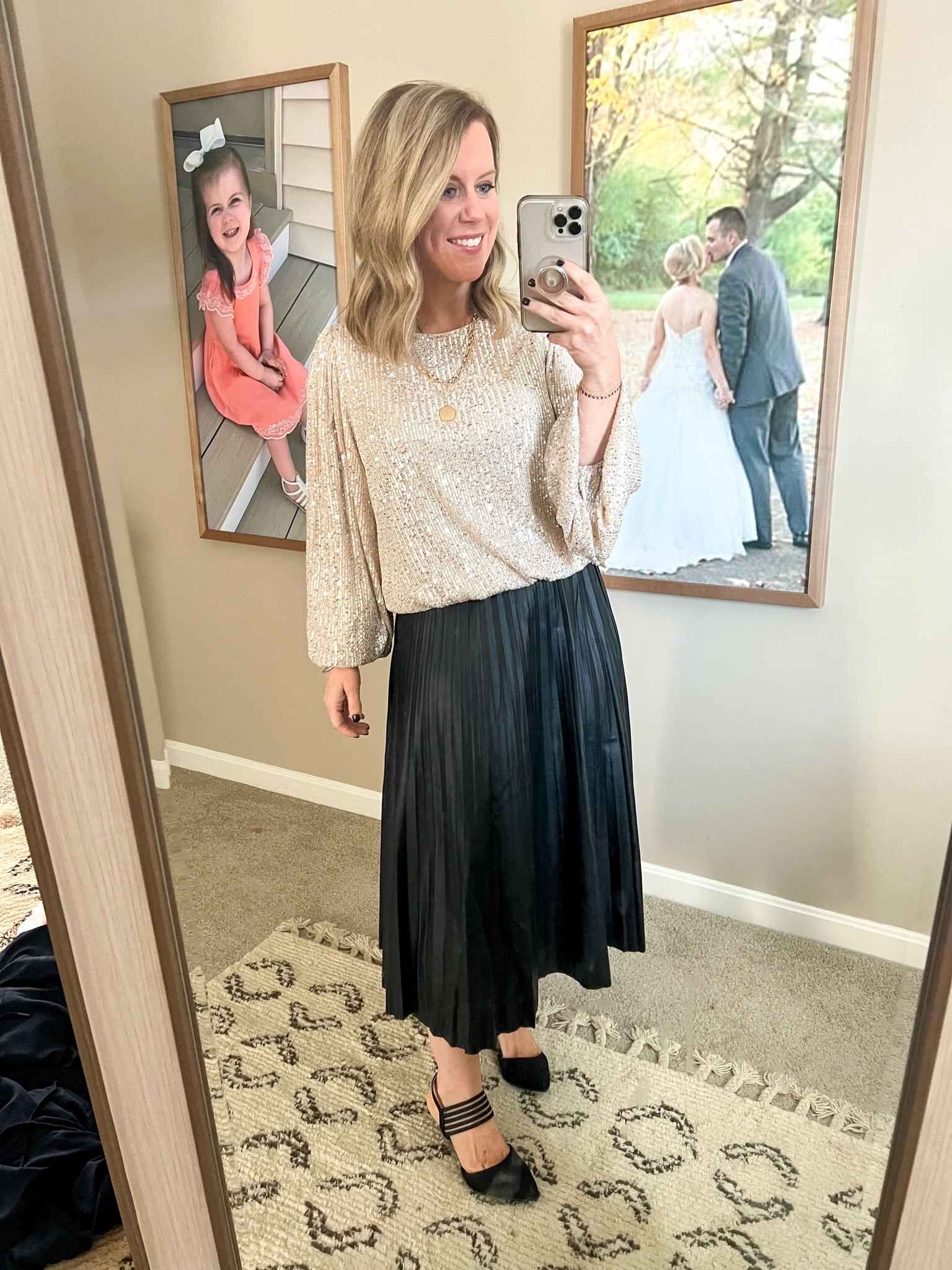 This sequence shirt from Anthropologie is perfect for the holiday season! Pair with a black leather skirt and heels or boots!

Holiday, sparkles, holiday style, Anthro style, tis the season 

#LTKSeasonal #LTKHoliday #LTKstyletip