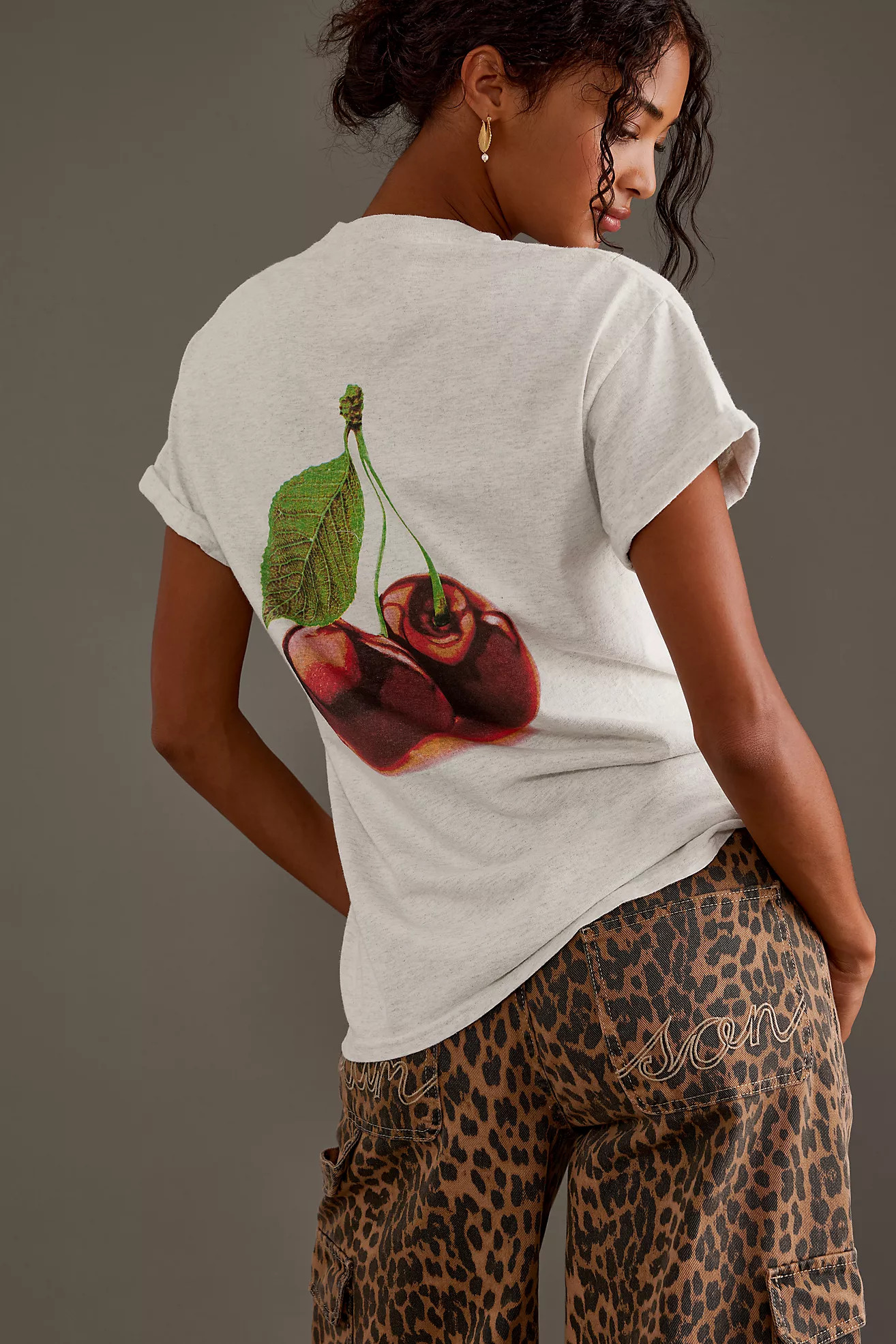 Cherry Boyfriend T-Shirt | Anthropologie (UK)