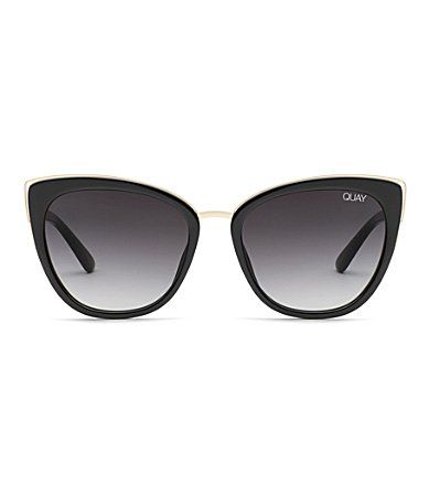 Quay Australia Honey Cat Eye Sunglasses - Black Smoke | Dillards