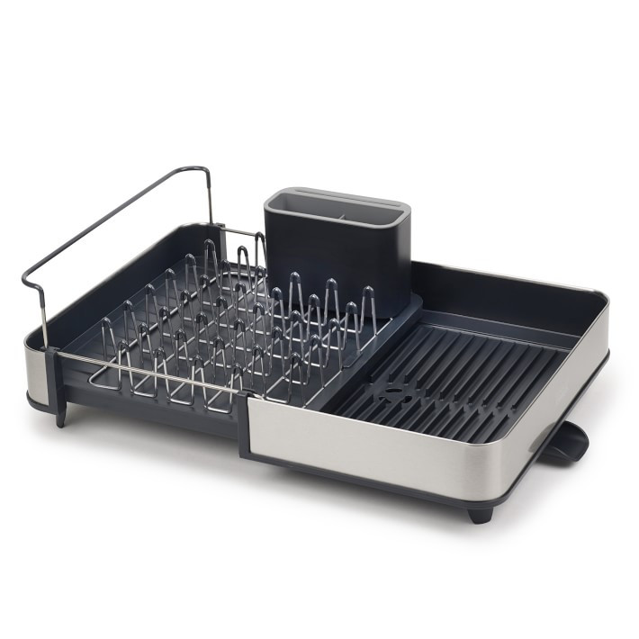 Joseph Joseph Extend Expandable Dish Rack Stainless-Steel | Williams-Sonoma