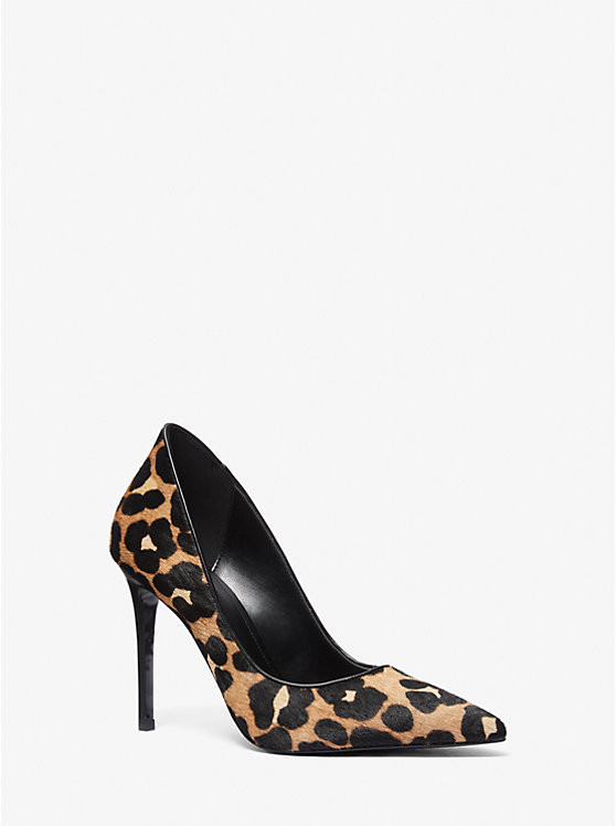 Keke Leopard Print Calf Hair Pump | Michael Kors US