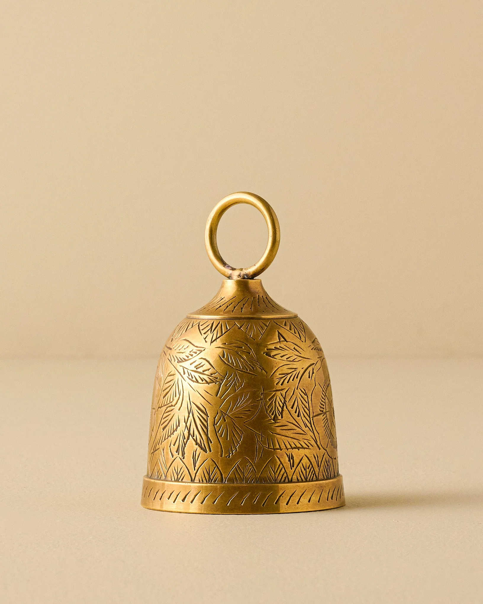 Gigi Etched Brass Bell | Magnolia
