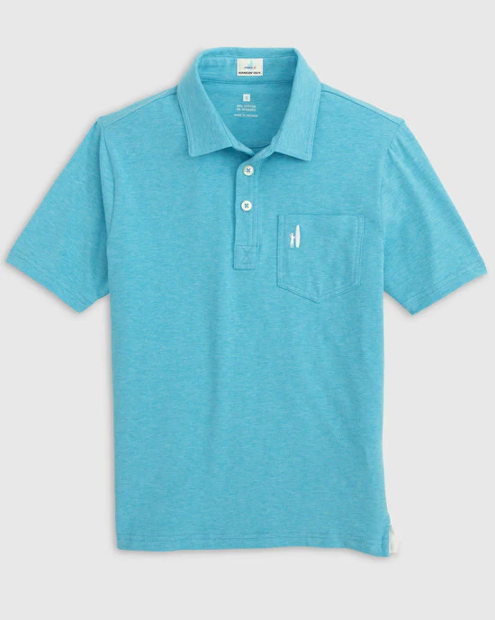 Boys Preppy Cotton Polo Tee - Original Heathered Jr. | johnnie O