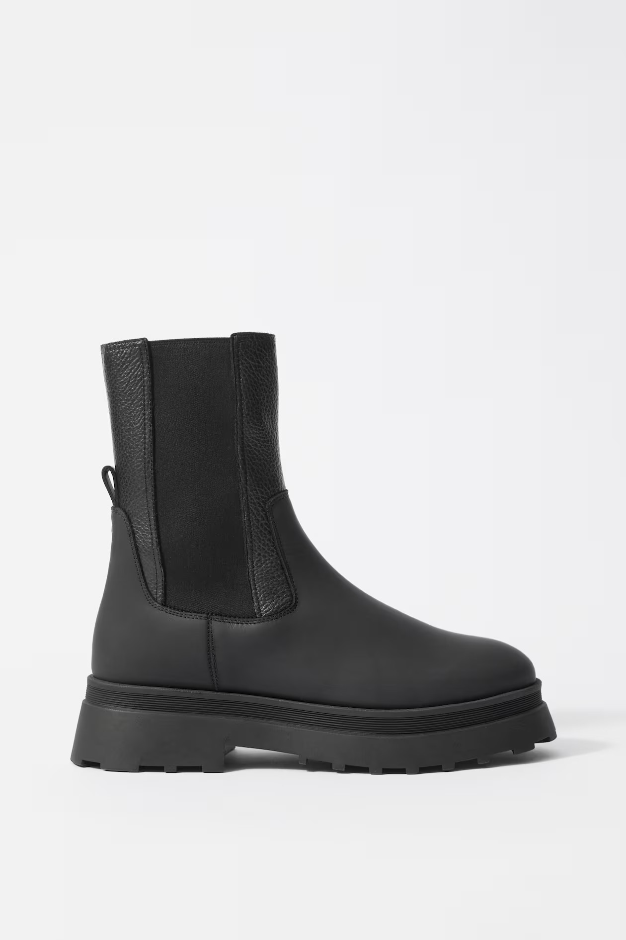Lined Leather Chelsea Boots - Black - Ladies | H&M GB | H&M (UK, MY, IN, SG, PH, TW, HK)