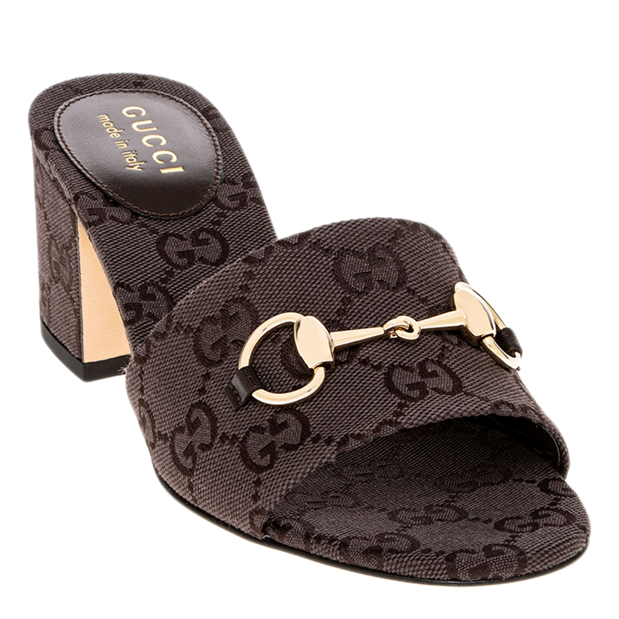 Gucci GG Slide Sandals with Horsebit | Overstock