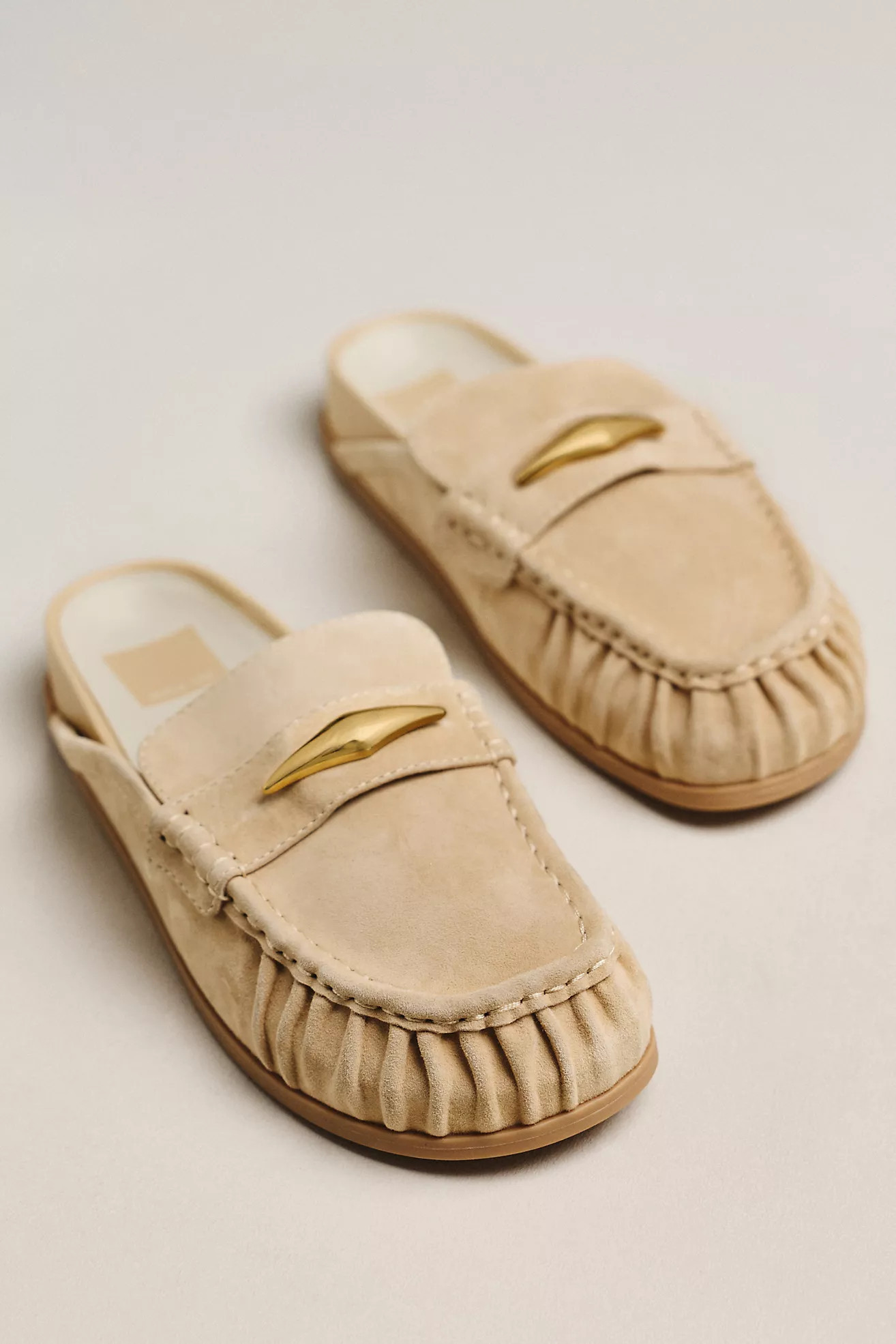 Dolce Vita Jodero Suede Slip-On Loafers | Anthropologie (US)