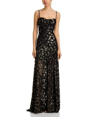 AQUA Burnout Gown - Exclusive   | Bloomingdale's Women | Bloomingdale's (US)