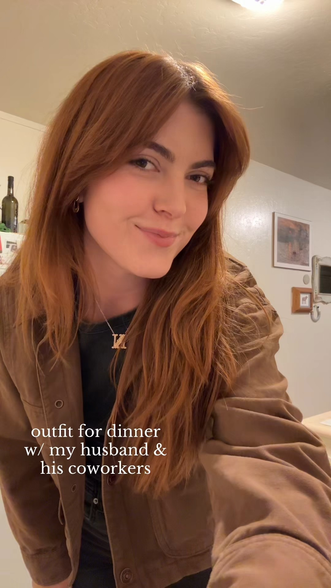 wearing a small jacket, xs tee, 28 in the jeans, and boots are an 11 🖤🤎