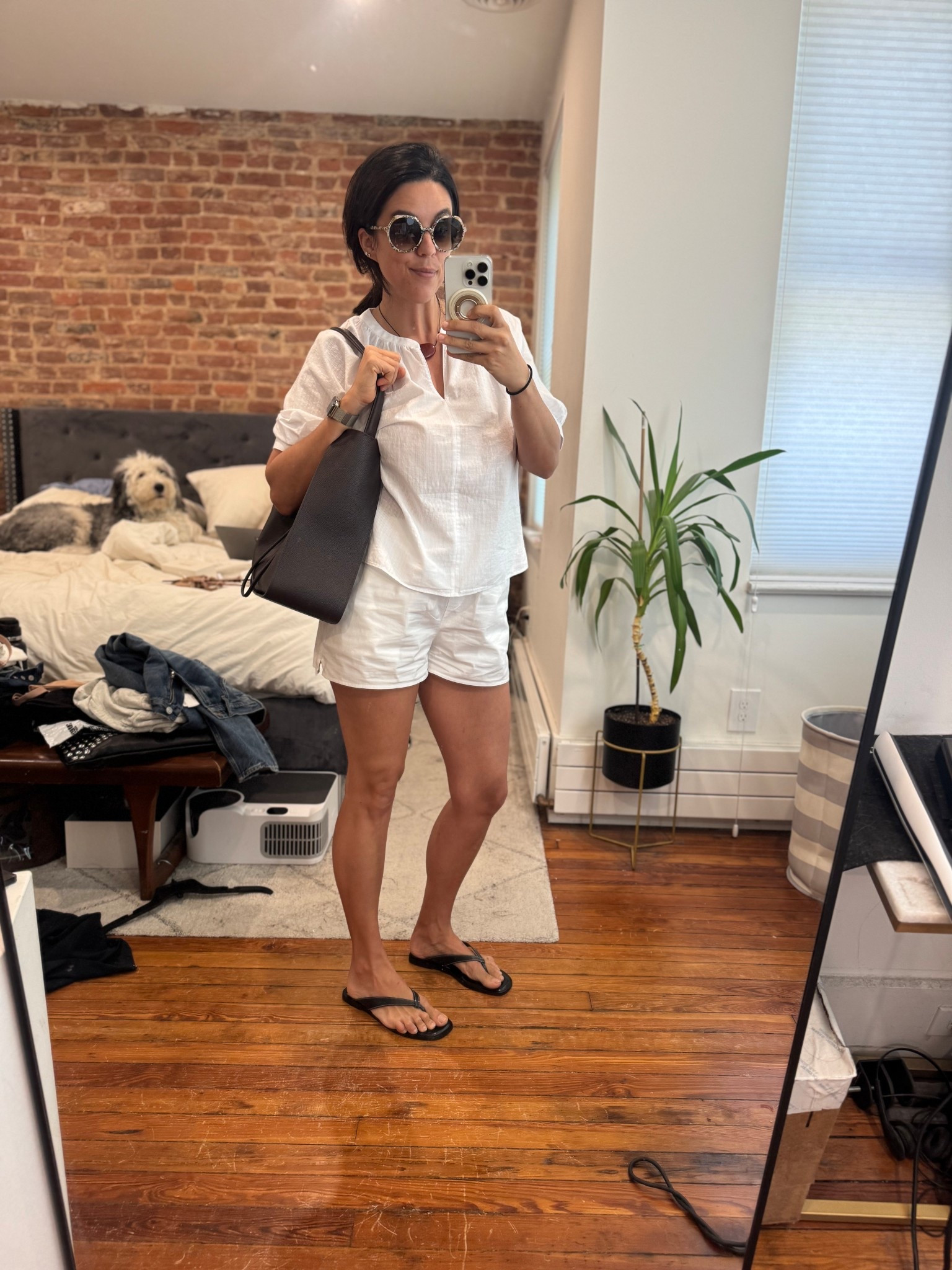 S in top
S in shorts
