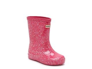 HUNTER Giant Glitter Rain Boot - Kids' | DSW