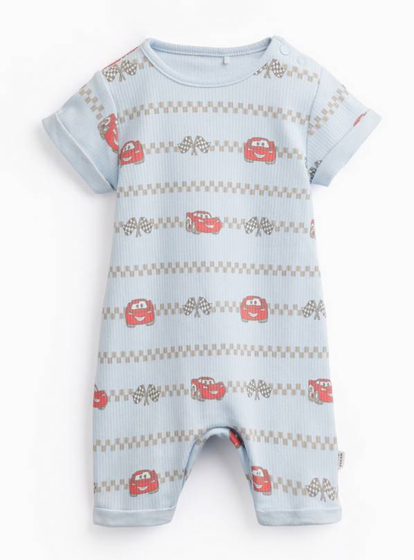 Blue Cars Lightning McQueen Print Romper 18-24 months | Tu Clothing