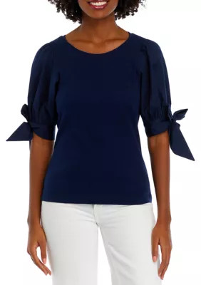 Women's Tie Sleeve Top | Belk