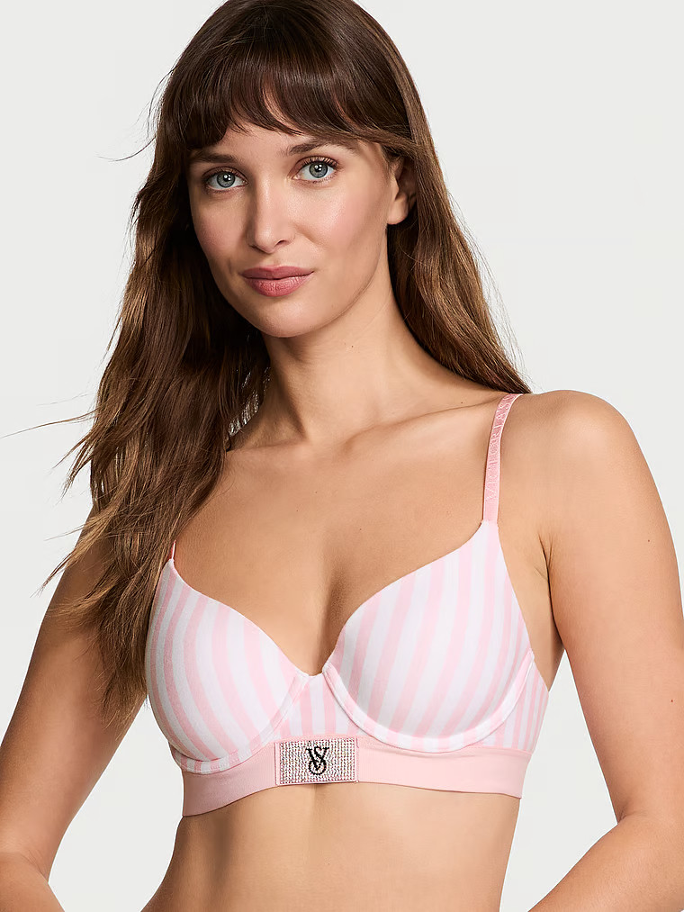 Shine Patch Lightly Lined Demi Bra | Victoria's Secret (US / CA )