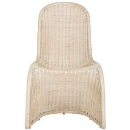 Set of 2 Contemporary Danish Curve Wicker Side Chairs - Available in 3 Colors | The Well Appointed House, LLC