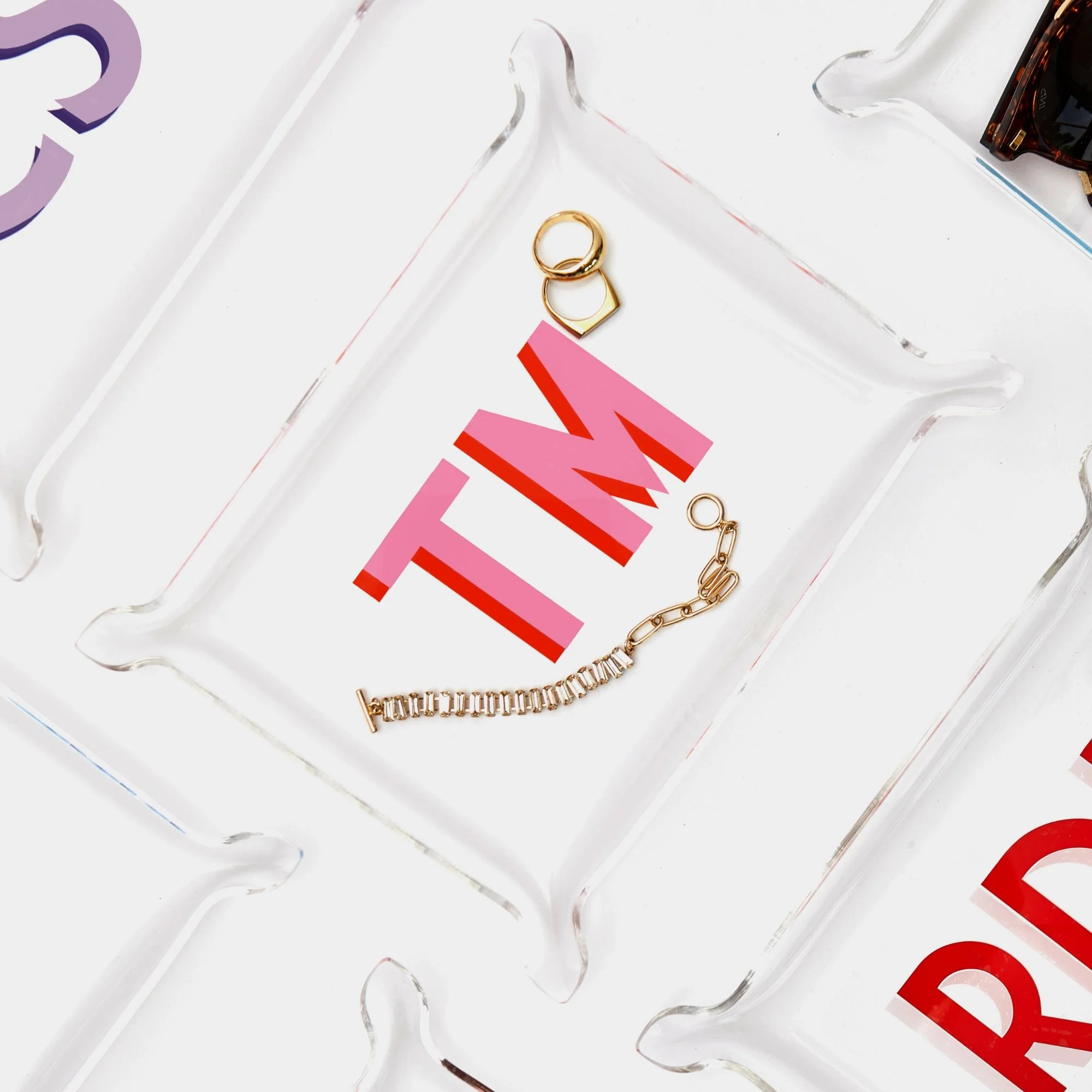 Acrylic Tray | Sprinkled With Pink