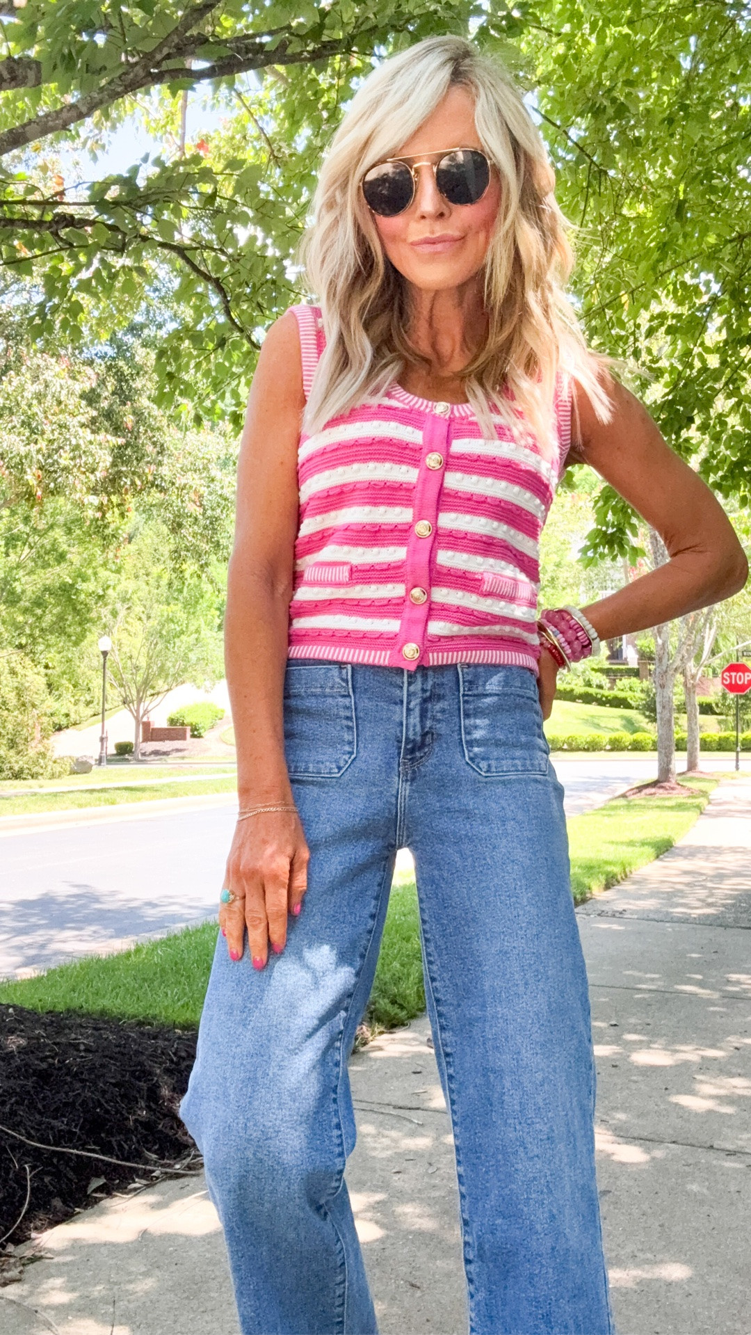 Thursday style • wearing XS in my vest and size 24 in denim! use natasha15 for 15% off •

#LTKSeasonal #LTKootd #LTKOver40