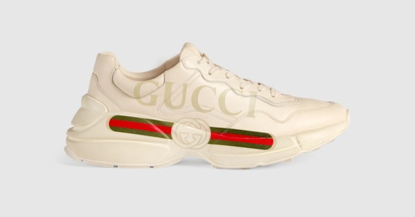 Gucci Men's Rhyton sneaker with Gucci logo | Gucci (US)
