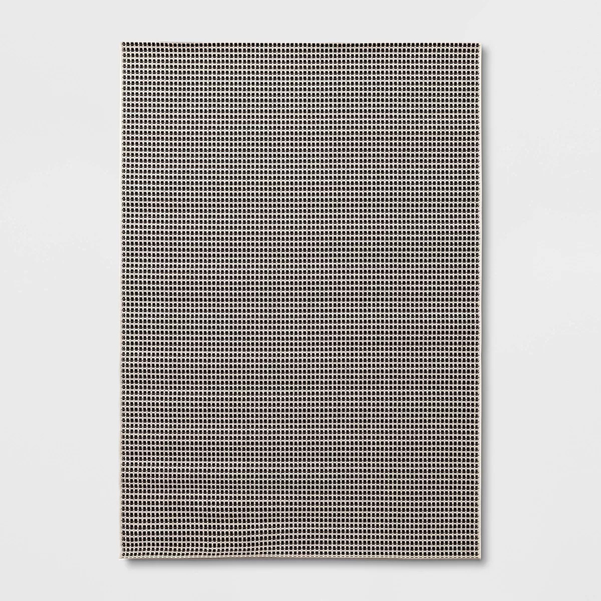 7'10"x10' Micro Grid Rectangular Woven Indoor Outdoor Area Rug Gray - Threshold™ | Target