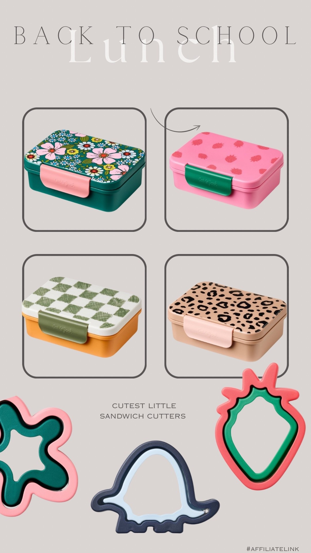 Back to school! 


Snack box, bento box, sandwich cutters, school lunch, kids lunch, school essentials 


#target 