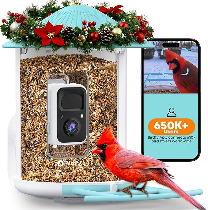 NETVUE by Birdfy Smart Bird Feeder with Camera, Bird Watching Camera, Auto Capture Video & Motion... | Amazon (US)