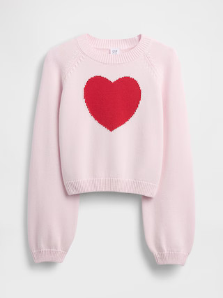 Kids Relaxed Graphic Crewneck Sweater | Gap (US)