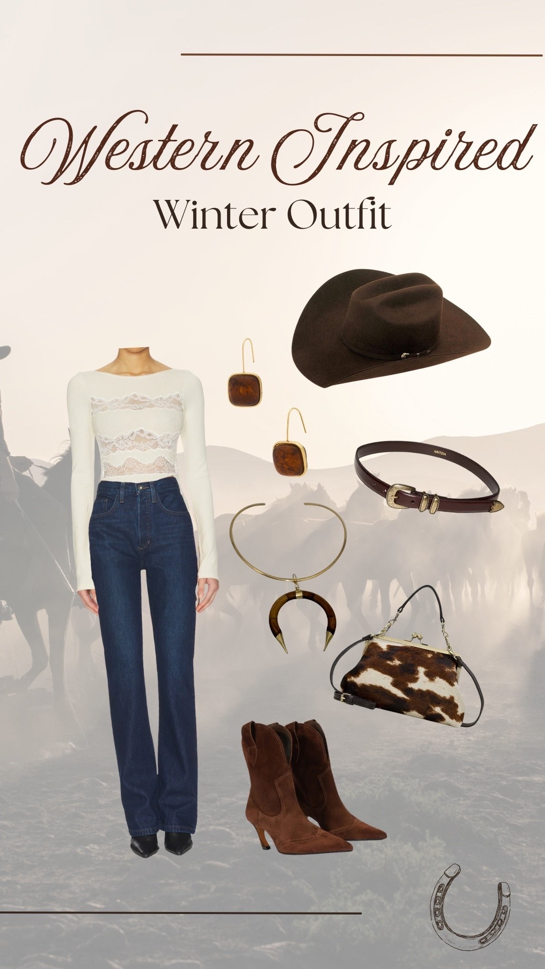 Snag this gorgeous belt while it’s still on sale! Love this simple western inspired outfit for winter 🤎🤠 would pair perfectly with your favorite winter coat! 

#LTKootd #LTKSaleAlert