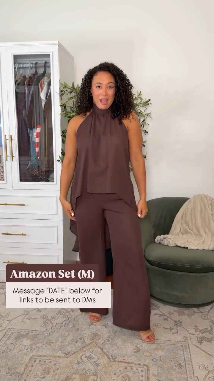Amazon Set size medium this is a great set for date night, girls brunch and possibly even wedding guest