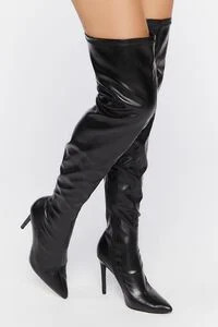 Thigh-High Stiletto Boots | Forever 21 (US)