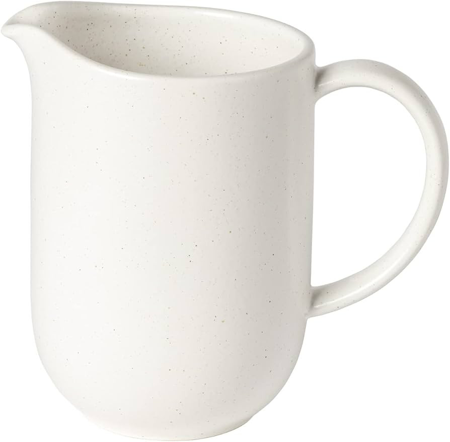 Casafina Ceramic Stoneware 55 oz. Pitcher - Pacifica Collection, Salt (White) | Microwave & Dishw... | Amazon (US)