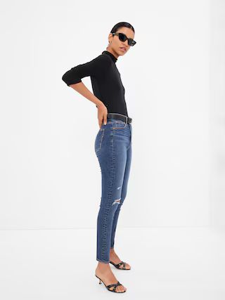 High Rise True Skinny Jeans with Washwell | Gap (US)
