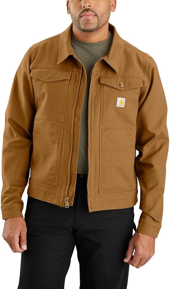 Carhartt Men's Rugged Flex Relaxed Fit Duck Jacket | Amazon (US)
