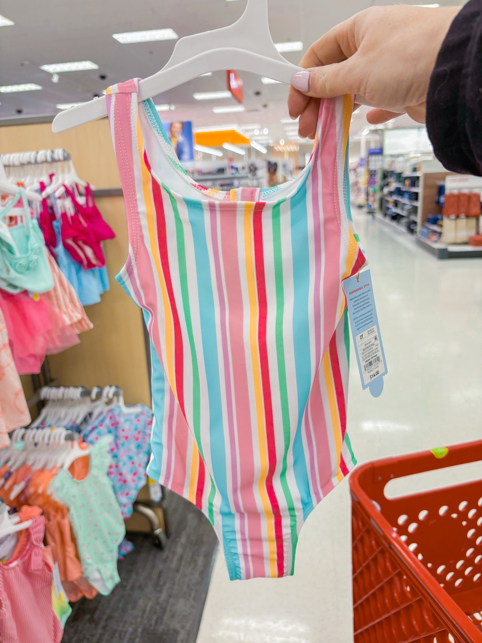 🌈☀️ The cutest little rainbow moment for summer 🫶
This striped toddler swimsuit is giving all the happy, colorful vacation vibes and somehow looks even cuter in person. Perfect for pool days, splash pads, beach trips, and chasing toddlers around all summer long 💦✨

Comfortable, bright, and SO easy to spot your little one in a crowd 🙌

#LTKkids #LTKfamily #toddlerstyle #toddlerswim #summerstyle #momfinds #targetstyle #kidsswimwear #momlife #beachday #poolday #rainbowbaby #summerfavorites

#LTKSeasonal #LTKKids #LTKSwim