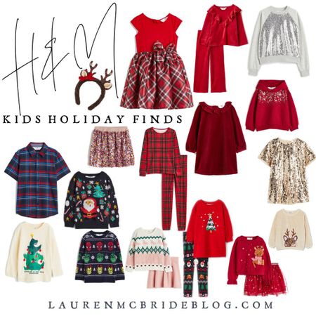 Adorable kids holiday finds from H&M!