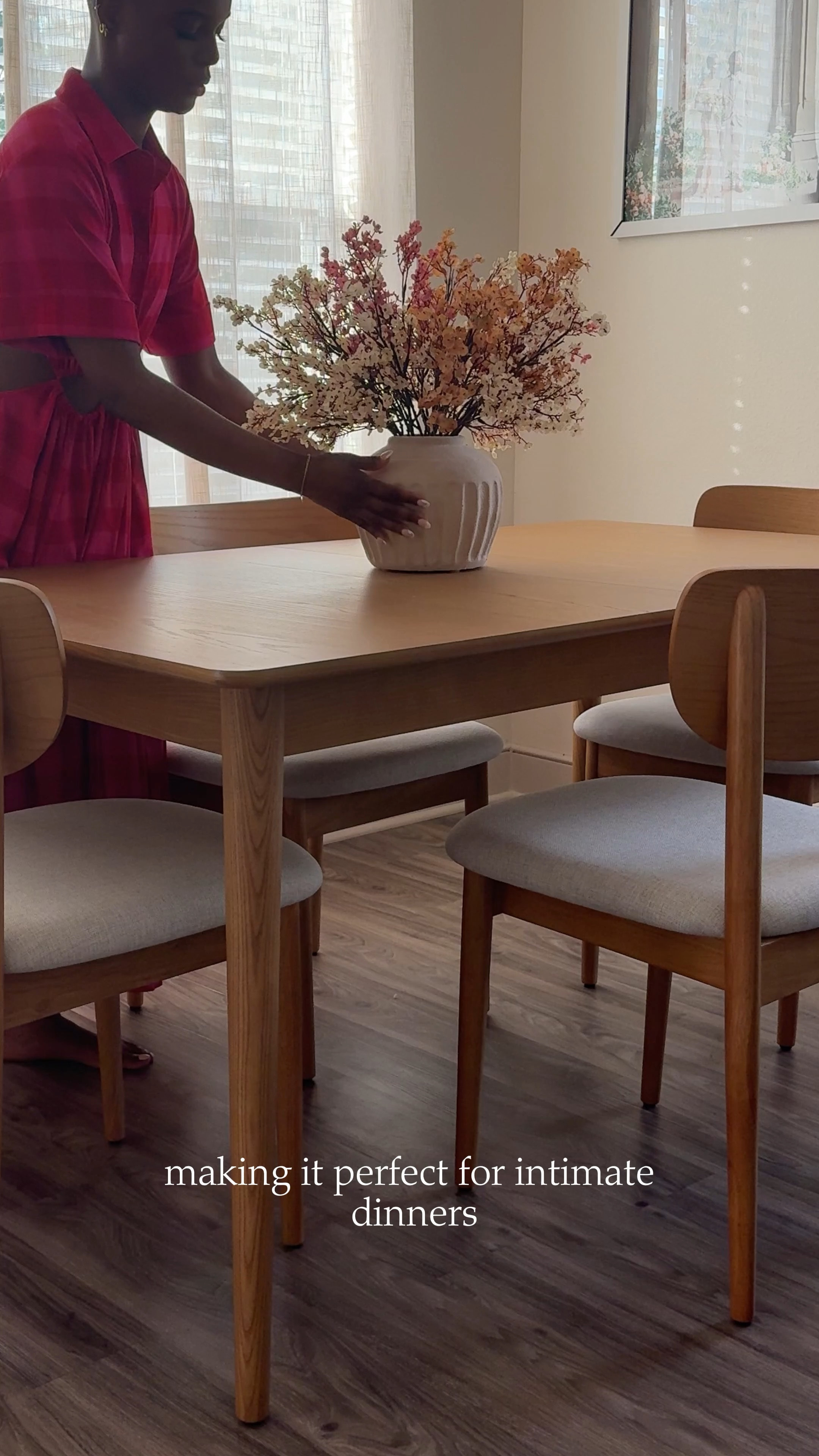 Serif Extendable Dining Table and Haiku Dining Chairs ✨

#LTKHome #LTKSaleAlert #LTKVideo