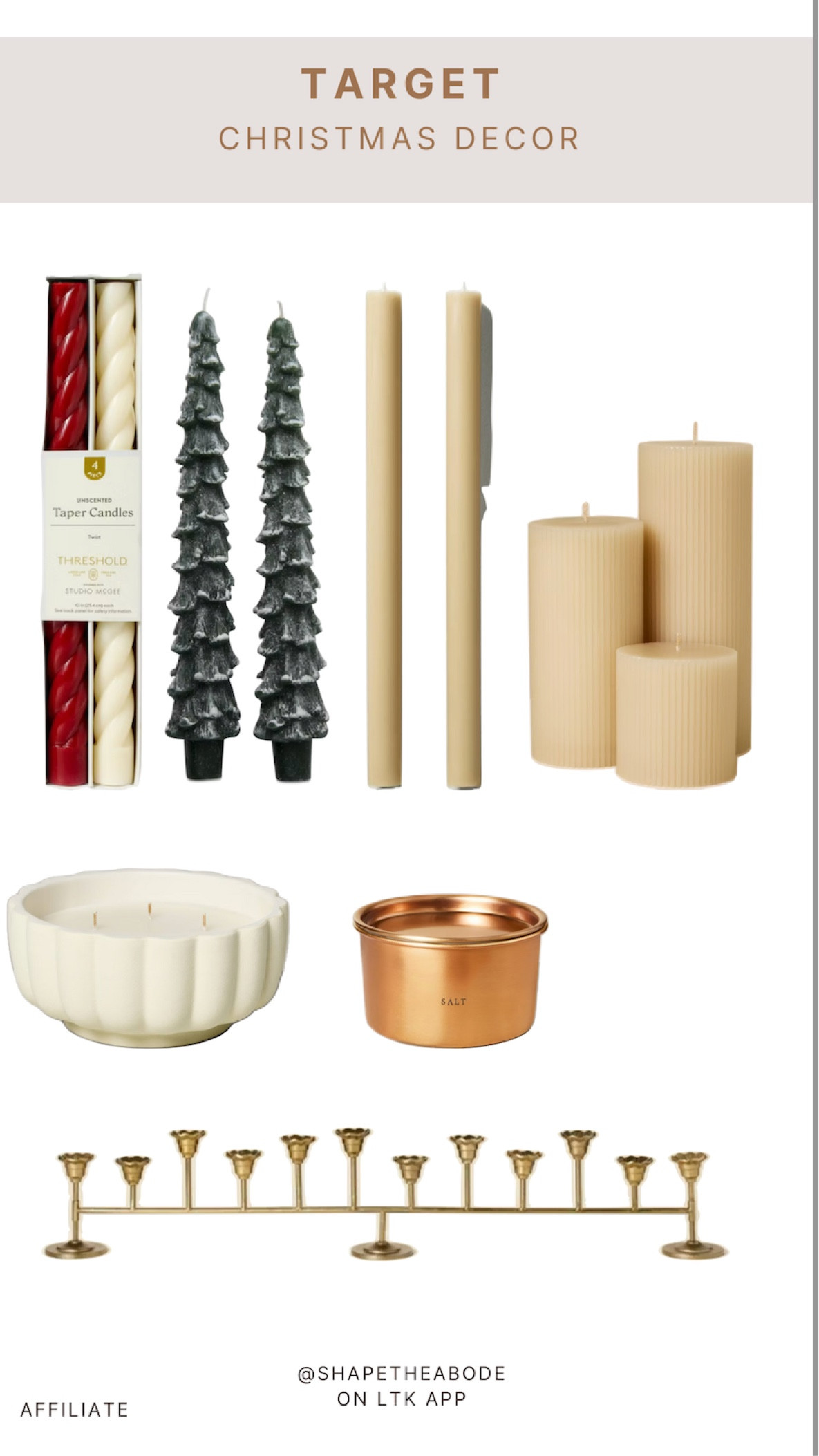 Target Christmas holiday candles 
#christmascandles
#candleholders

#LTKHoliday #LTKHome #LTKSeasonal