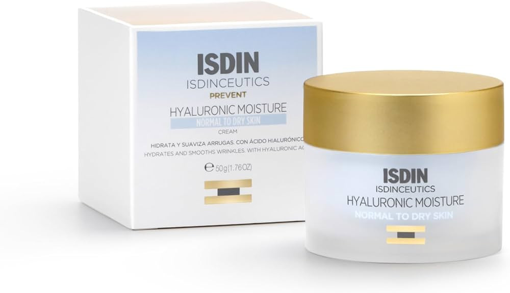 ISDIN Isdinceutics Hidratante hialurónico de piel normal a seca con ácido 1.76 onzas | Amazon (US)