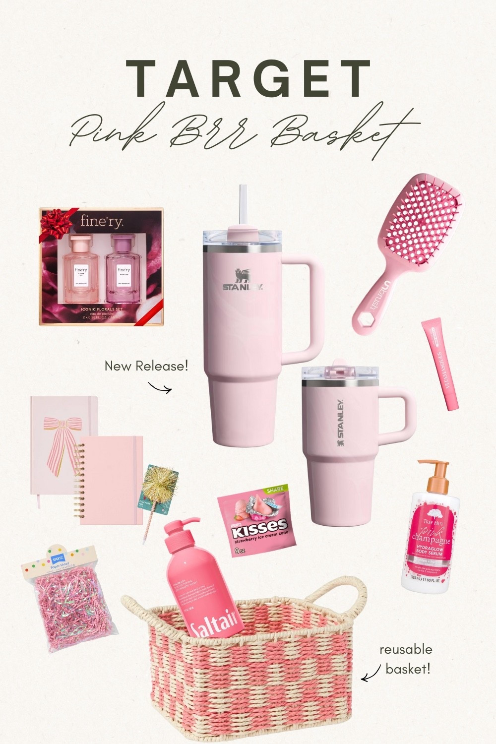 🎀 Pink BRR Basket Gift Idea for Girls & Women 💗❄️

This cozy pink BRR basket is such a fun and thoughtful gift for preteen girls, teen girls, sisters, best friends, and anyone who loves cute, cozy finds. Everything coordinates beautifully and has amazing reviews online.

🧺 Reusable storage basket that works for bedrooms, bathrooms, or desks
🎀 Trending Unbrush hair brush everyone loves
💄 New lip balms perfect for winter lips
🌸 Finery perfume gift set for a soft, everyday scent
📓 Pink bow notebook for journaling or notes
✨ Sparkle pom pen in pink and gold
🎁 Plus lots more cozy, giftable pink accessories

Perfect for BRR baskets, Christmas gifts, winter care packages, birthday gifts, or just because. Cute, practical, and so easy to gift. These kinds of sets always sell out fast.

🔍 BRR basket ideas, pink gift basket, gifts for her, gifts for teen girls, gifts for preteen girls, winter gift ideas, cozy gifts, self care gifts, beauty gift ideas, stocking stuffer ideas, holiday gift guide, Christmas gifts for girls, best friend gifts, sister gifts, affordable gift ideas, trending gifts, aesthetic gifts, pink aesthetic, winter essentials, gift basket ideas


#LTKFindsUnder50 #LTKFindsUnder100 #LTKSaleAlert