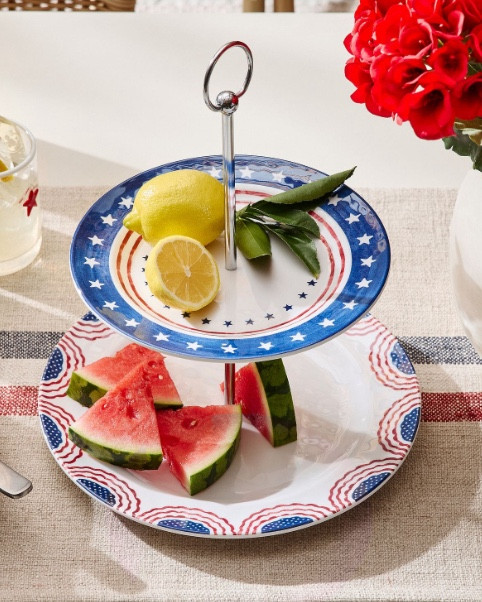 Fourth of July - ON SALE, how cute of a tiered serving tray 

#LTKHome #july4th #salefinds #potterybarn #hosting 

#LTKParties #LTKSaleAlert #LTKFindsUnder50