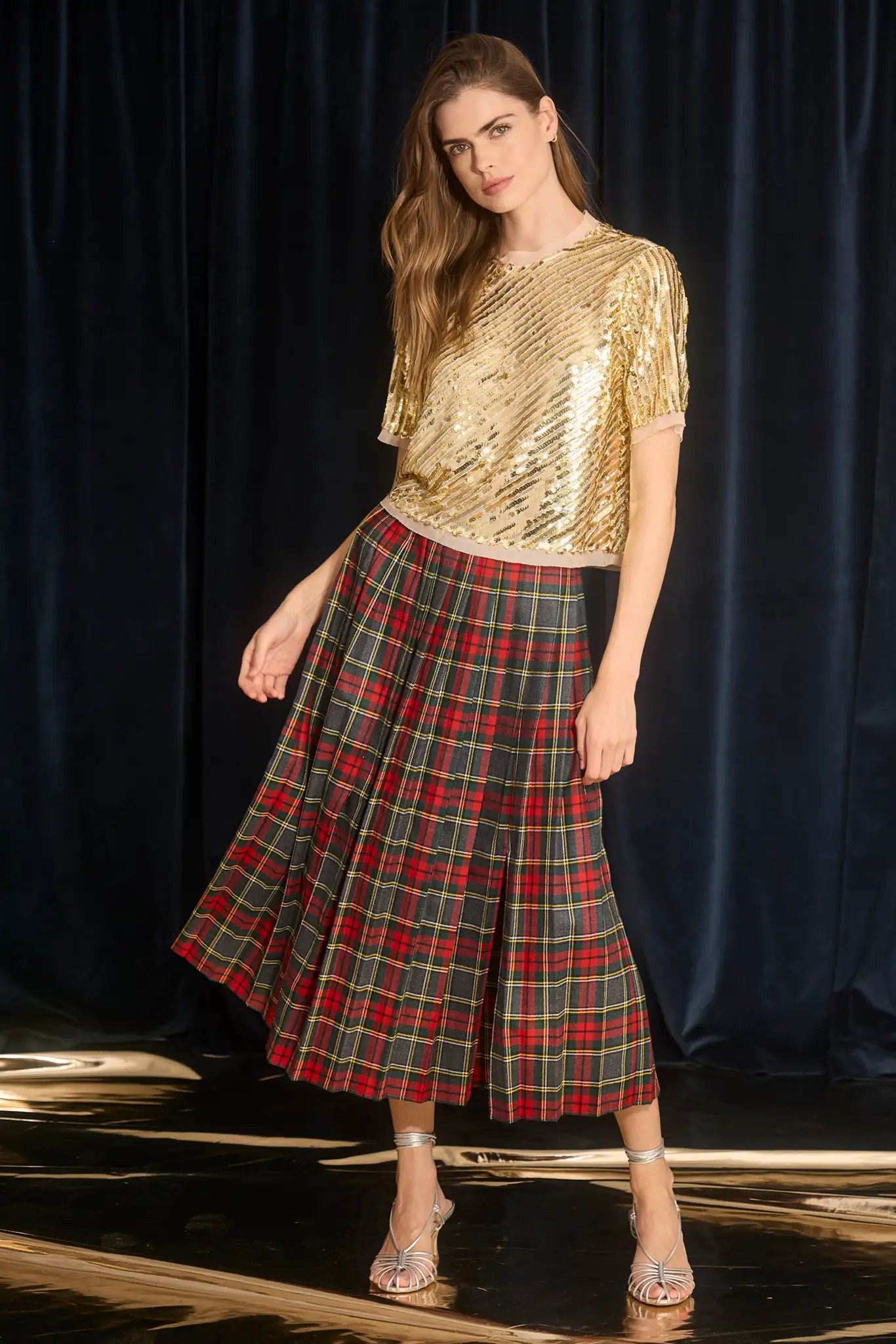 Dominic Skirt | Classic Plaid Skirt | Hunter Bell | Hunter Bell