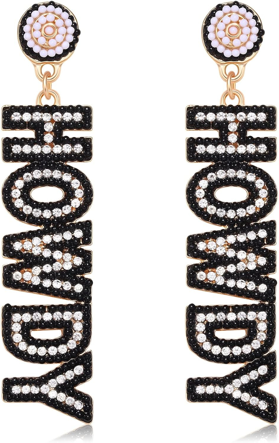 Western Earrings for Women Cowgirl Drop Dangle Earrings Sparkle Rhinestone Seed Beaded Cowboy How... | Amazon (US)