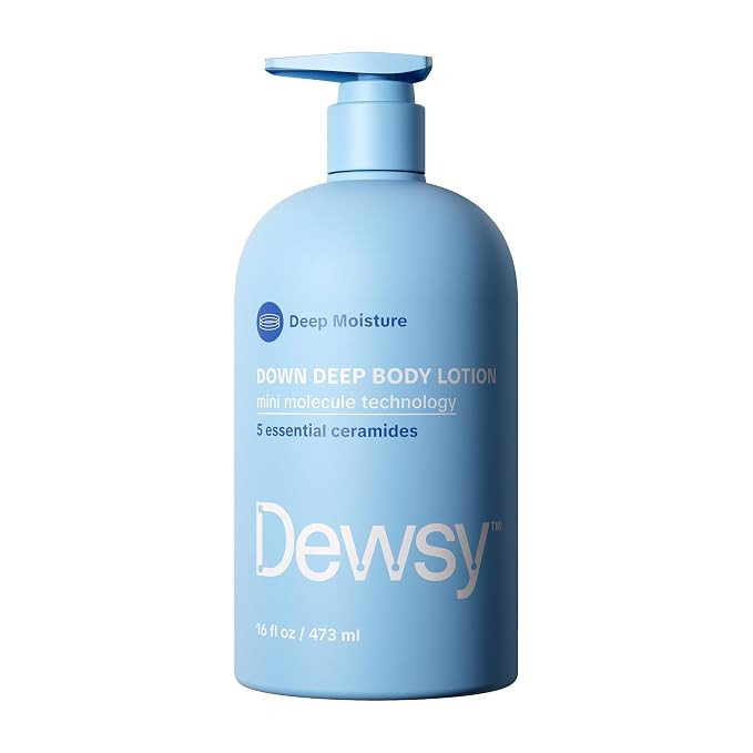Down Deep Hydrating Body Lotion, Scented, Ceramide Body Lotion for Dry Skin, Fast-Absorbing, Faci... | Amazon (US)
