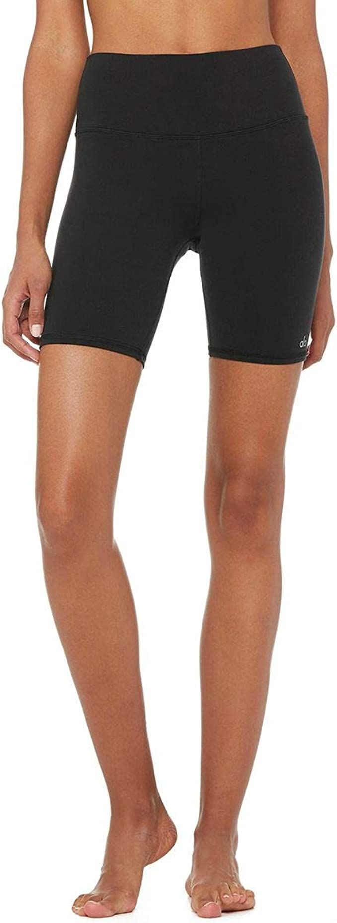 Alo Yoga Women's High Waist Biker Shorts, Black, M | Amazon (US)