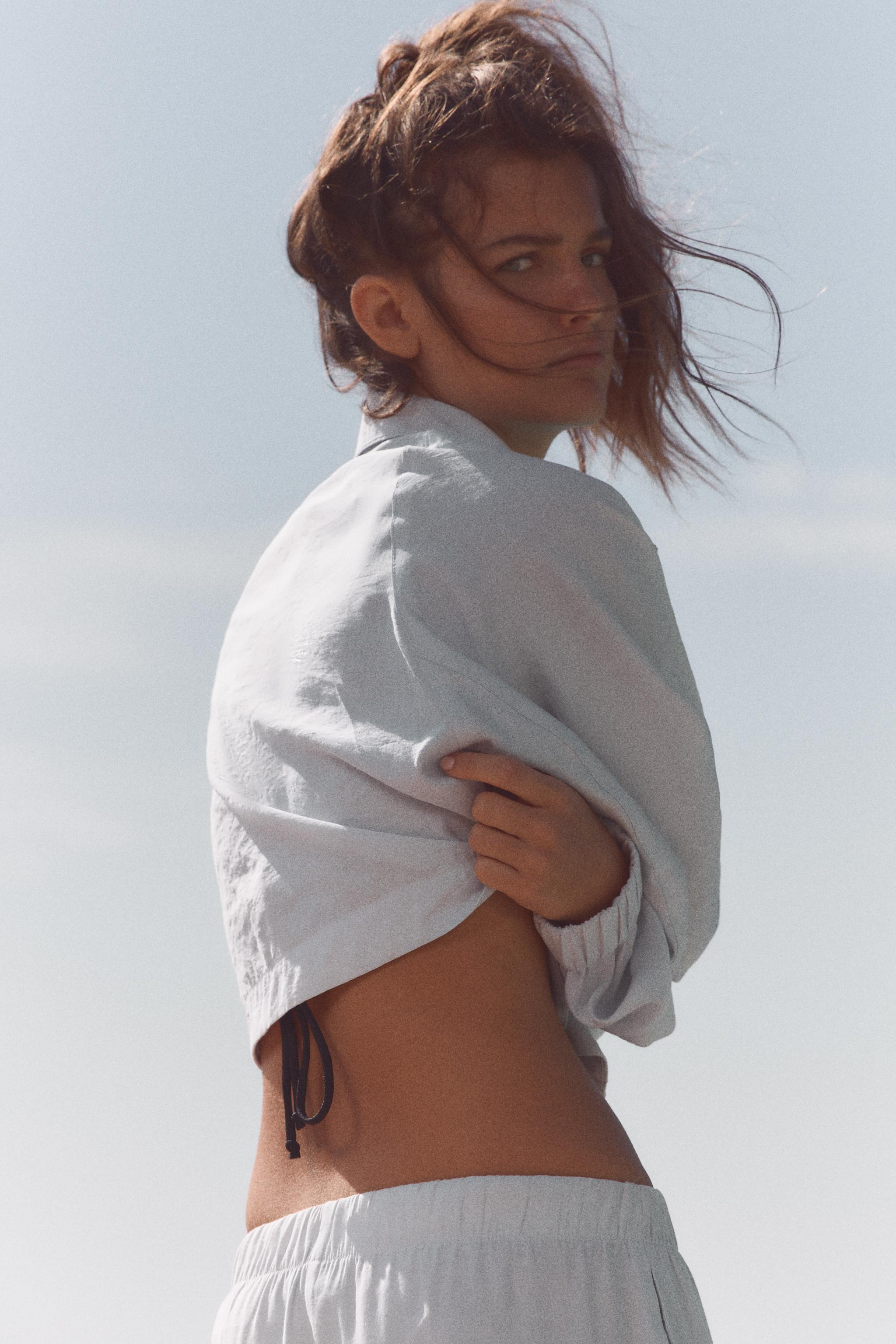 FLUID CROPPED JACKET | Zara UK
