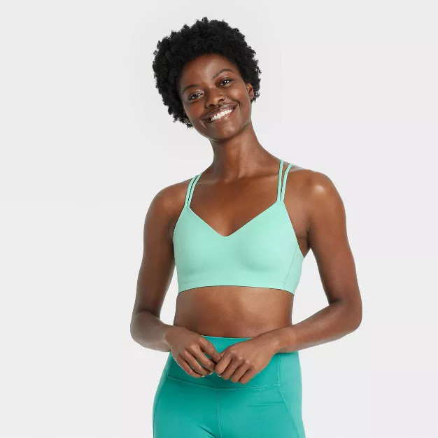 Women's Light Support Dual Strap Molded Bra - All in Motion™ | Target