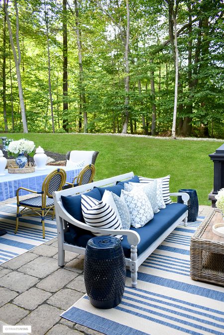 Patio season coming soon! Can’t wait to lounge in our yard! Our outdoor sofa/daybed is a favorite spot. Outdoor furniture, patio furniture, outdoor decor, outdoor rug, patio chairs

#LTKFind #LTKhome #LTKstyletip