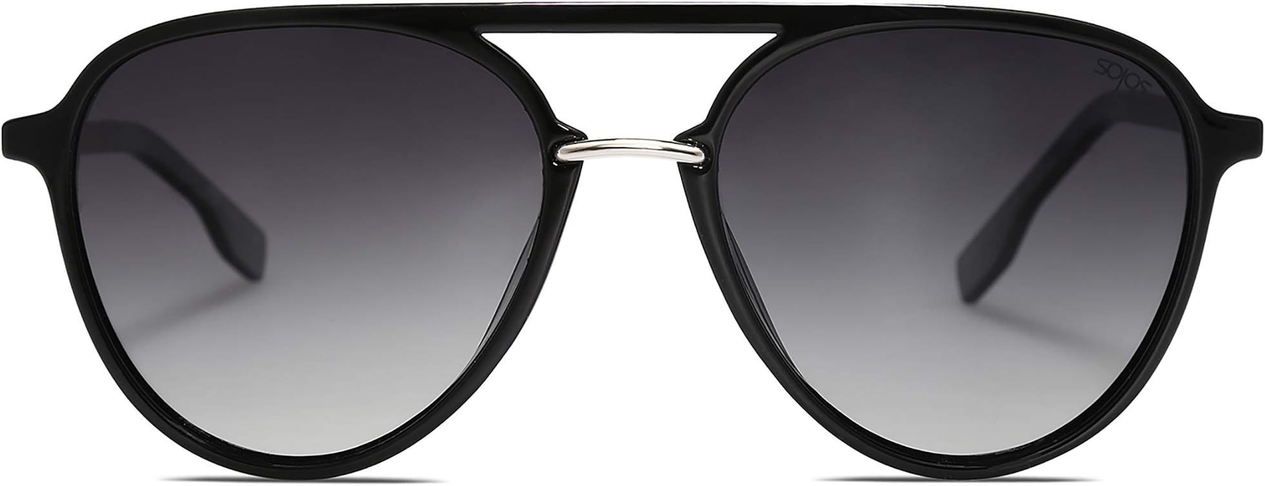 SOJOS Oversized Polarized Sunglasses for Women Men Aviator Ladies Shades Large Frame SJ2078 | Amazon (US)