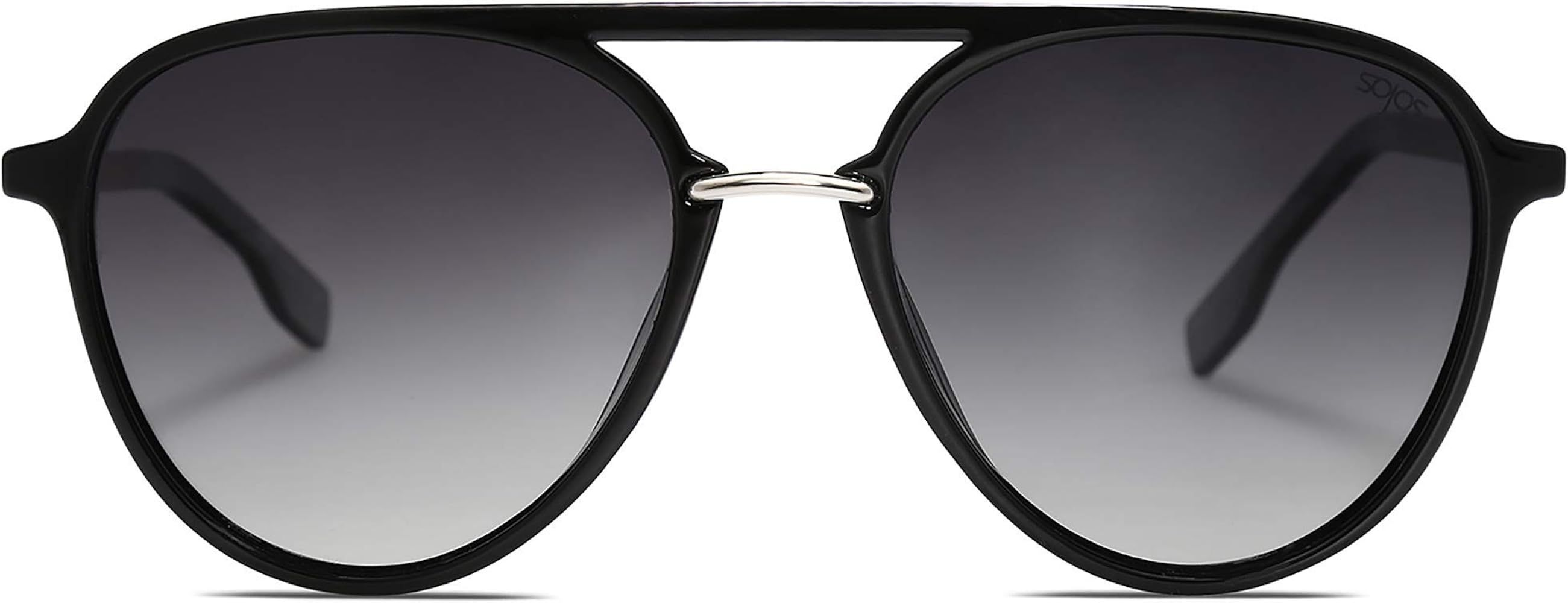 SOJOS Oversized Polarized Sunglasses for Women Men Aviator Big Large Ladies Shades SJ2078 | Amazon (US)